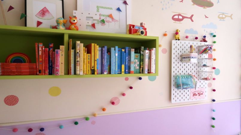 نصب پگ بورد ها دراتاق خواب کودک