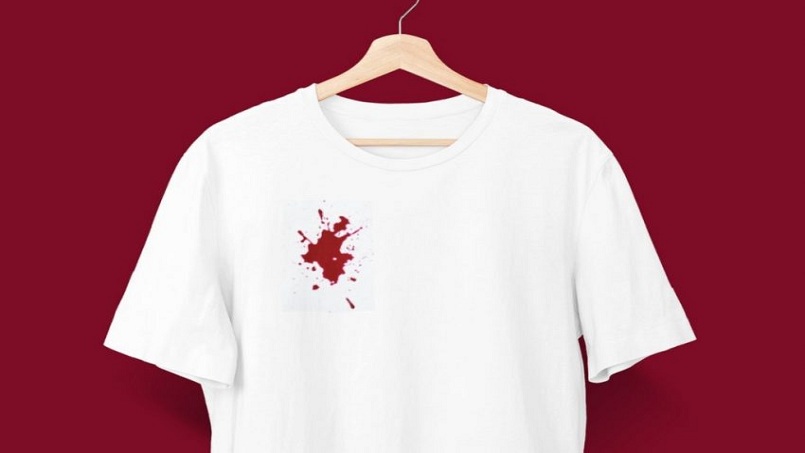 لکه میوه روی لباس