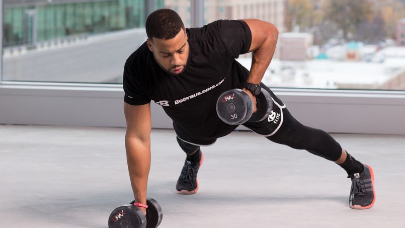 دمبل برای ورزش در خانه