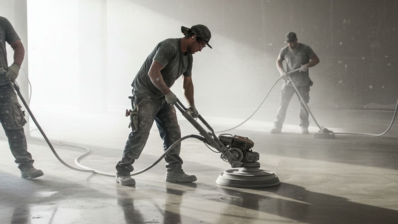 هزینه کفسابی بتن