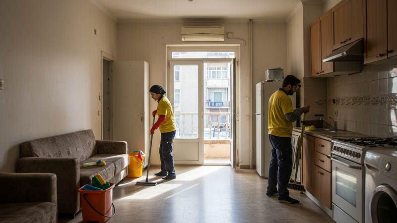 نظافتچی آقا و خانم در ونک