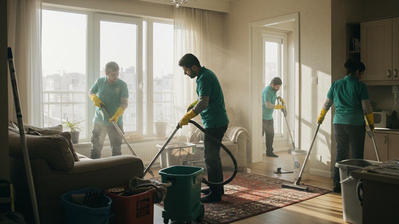 نظافتچی حرفه‌ای شهرک غرب