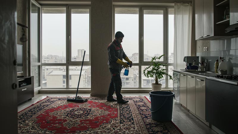 نظافت منزل لوکس در شهرک غرب