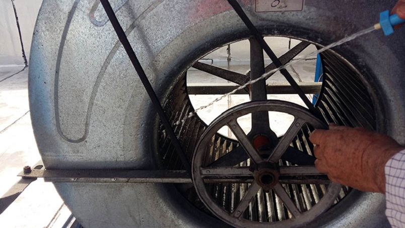 روغن کاری موتور کولر آبی