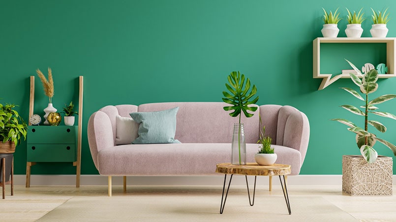 انتخاب رنگ برای نقاشی پذیرایی