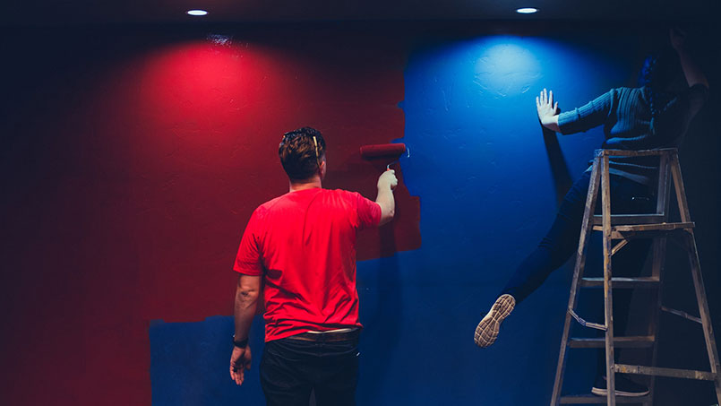 خطرات نقاشی دیوار