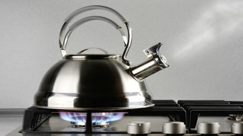 تمیز کردن کتری سوخته