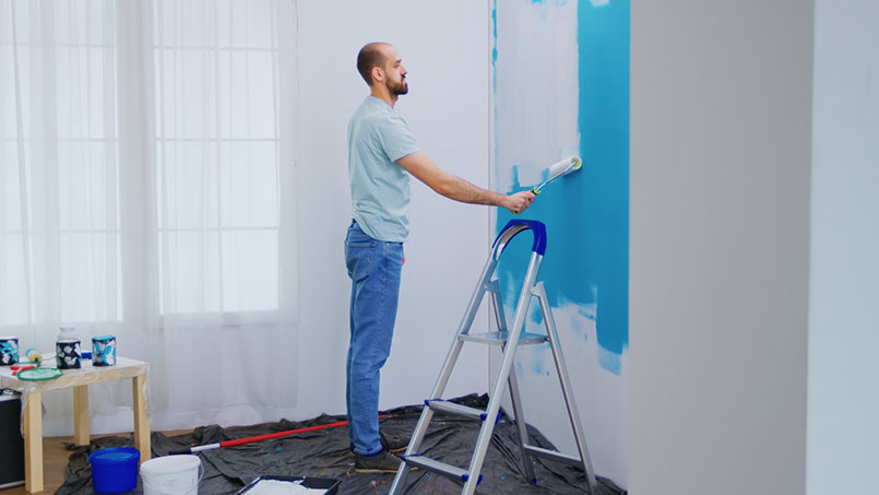 به حداقل رساندن خطرات نقاشی ساختمان