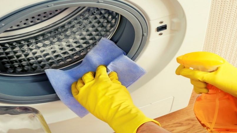 تمیز کردن محفظه ماشین لباسشویی