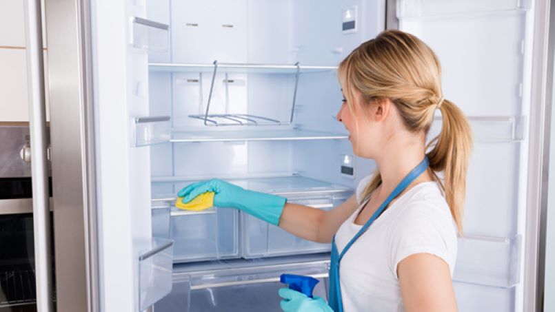 تمیز کردن یخچال و فریزر
