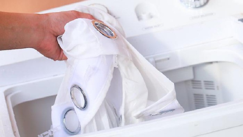 شستن پرده توری با ماشین لباسشویی