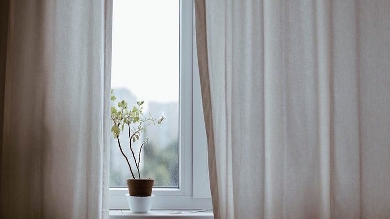 شستن پرده های توری