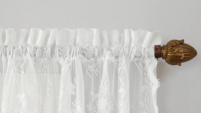 تمیز کردن پرده توری