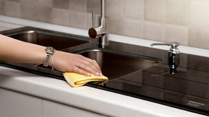 روش تمیز کردن سینک گرانیتی