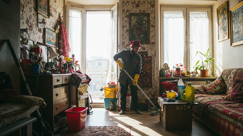 نظافت منزل پیروزی