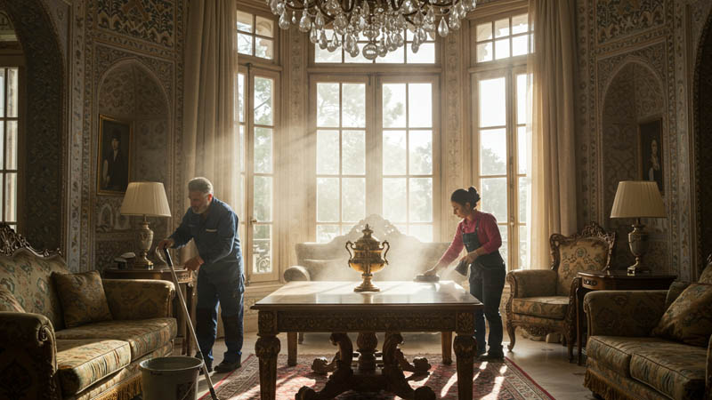 نظافت منزل در نیاوران